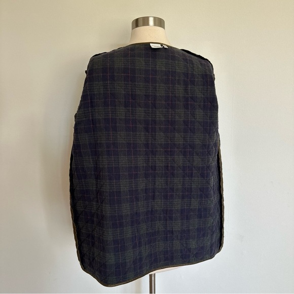 Garnet Hill 100% Silk Quilted Jacket S Green - Picture 7 of 8